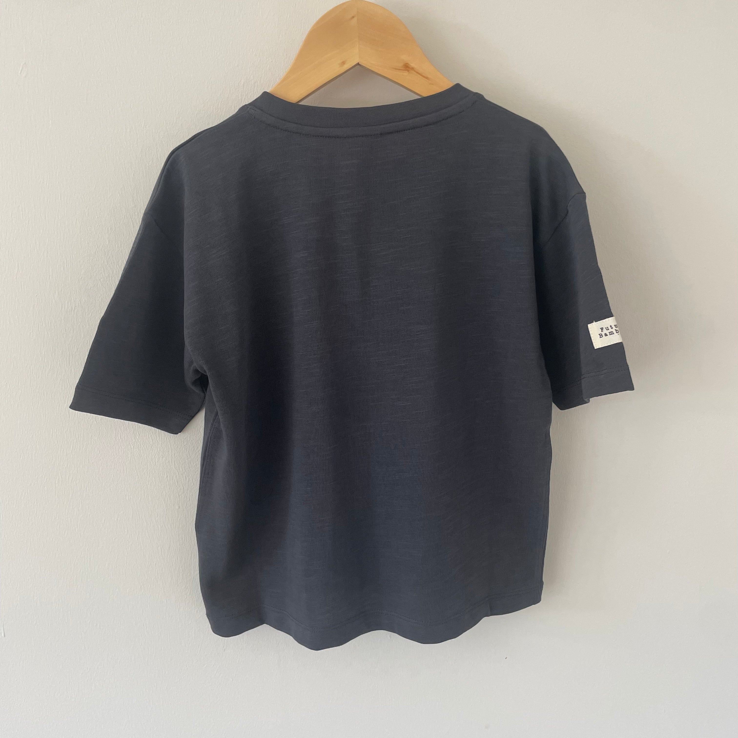 Patch T Shirt Charcoal