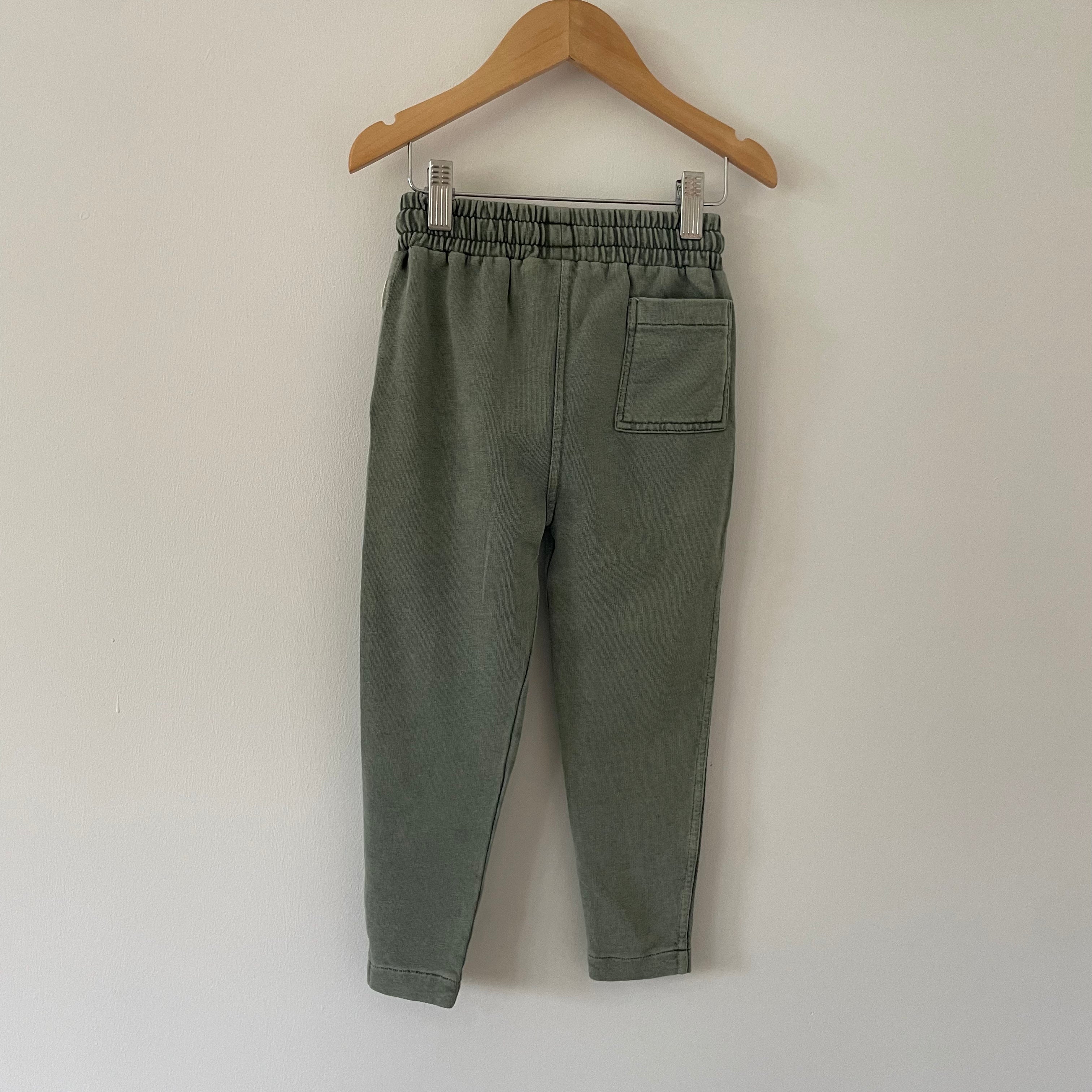 Washed Fatigue Bottoms Khaki