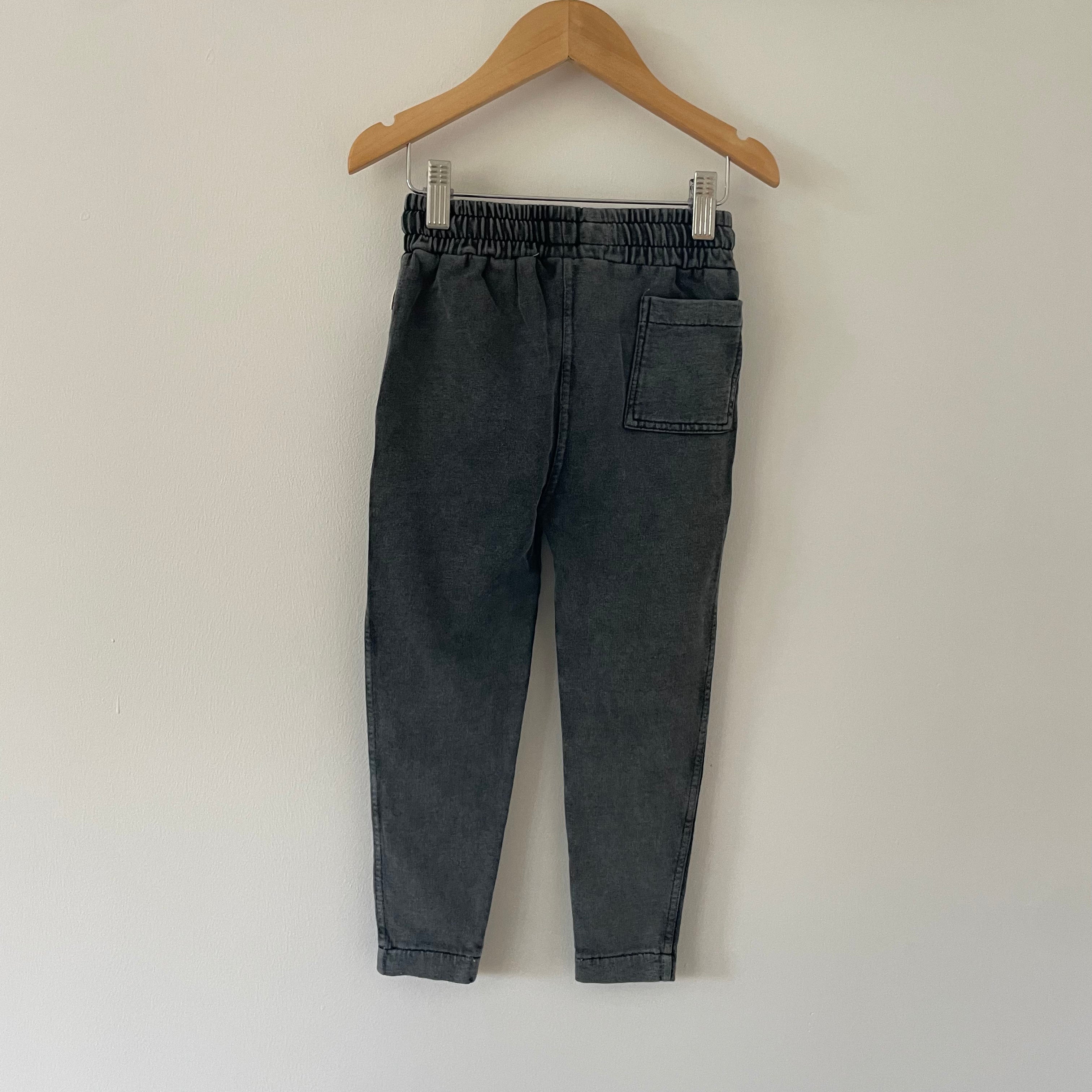 Washed Fatigue Bottoms Charcoal