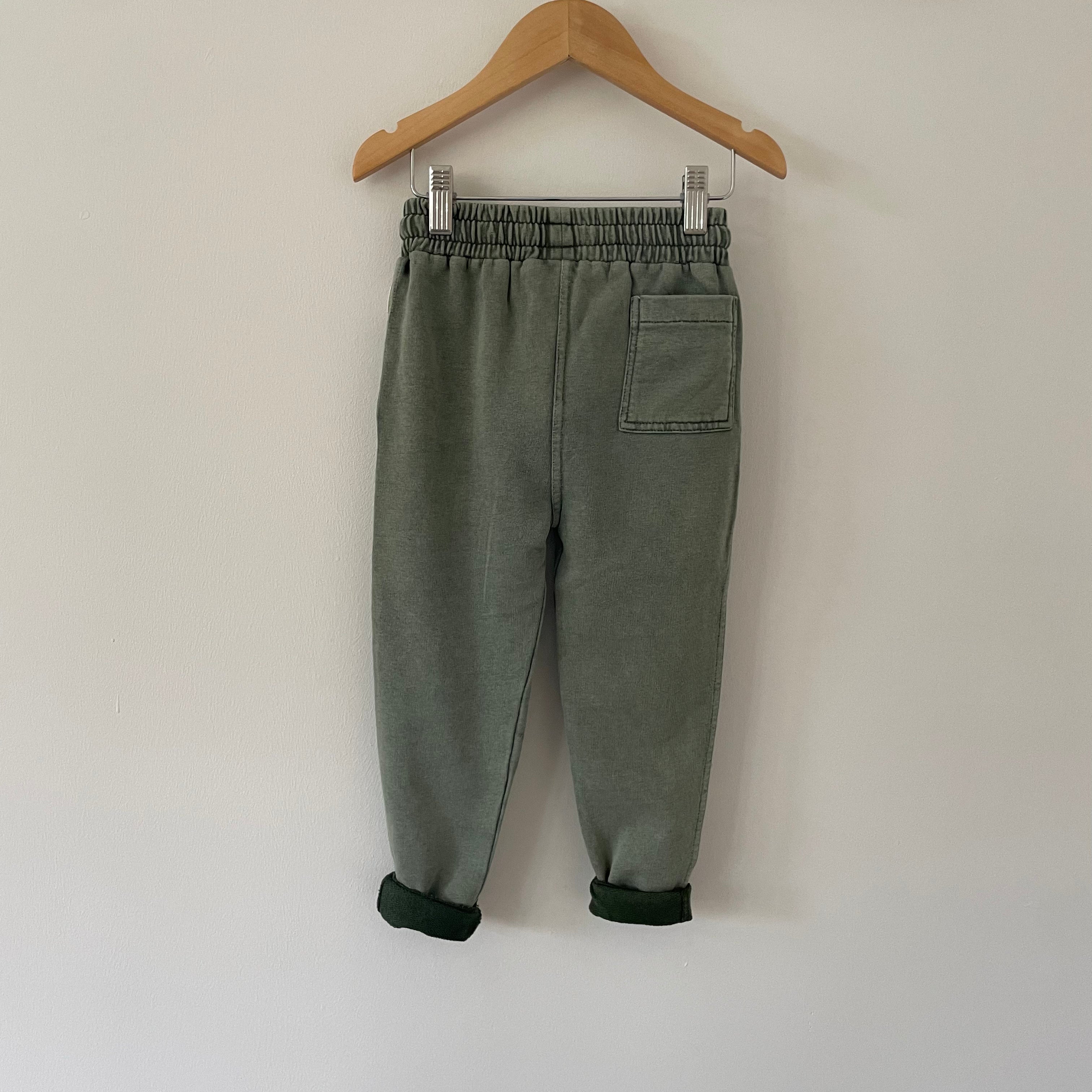 Washed Fatigue Bottoms Khaki