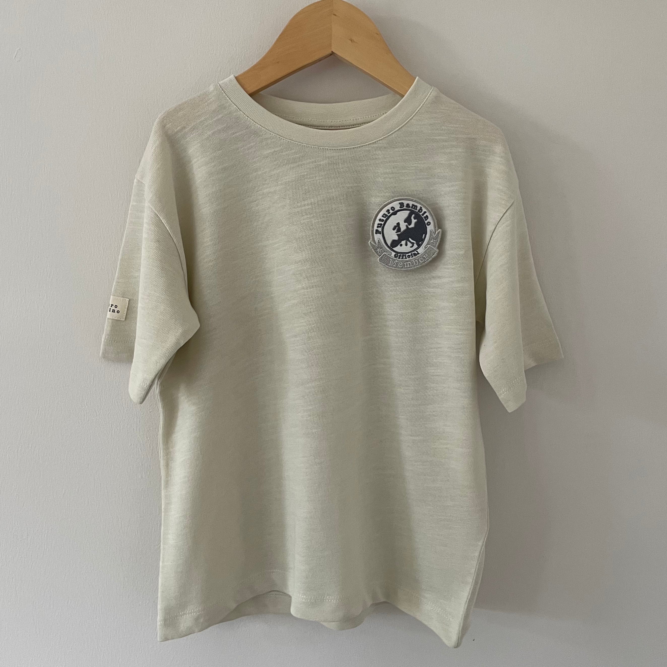 Patch T Shirt Ecru