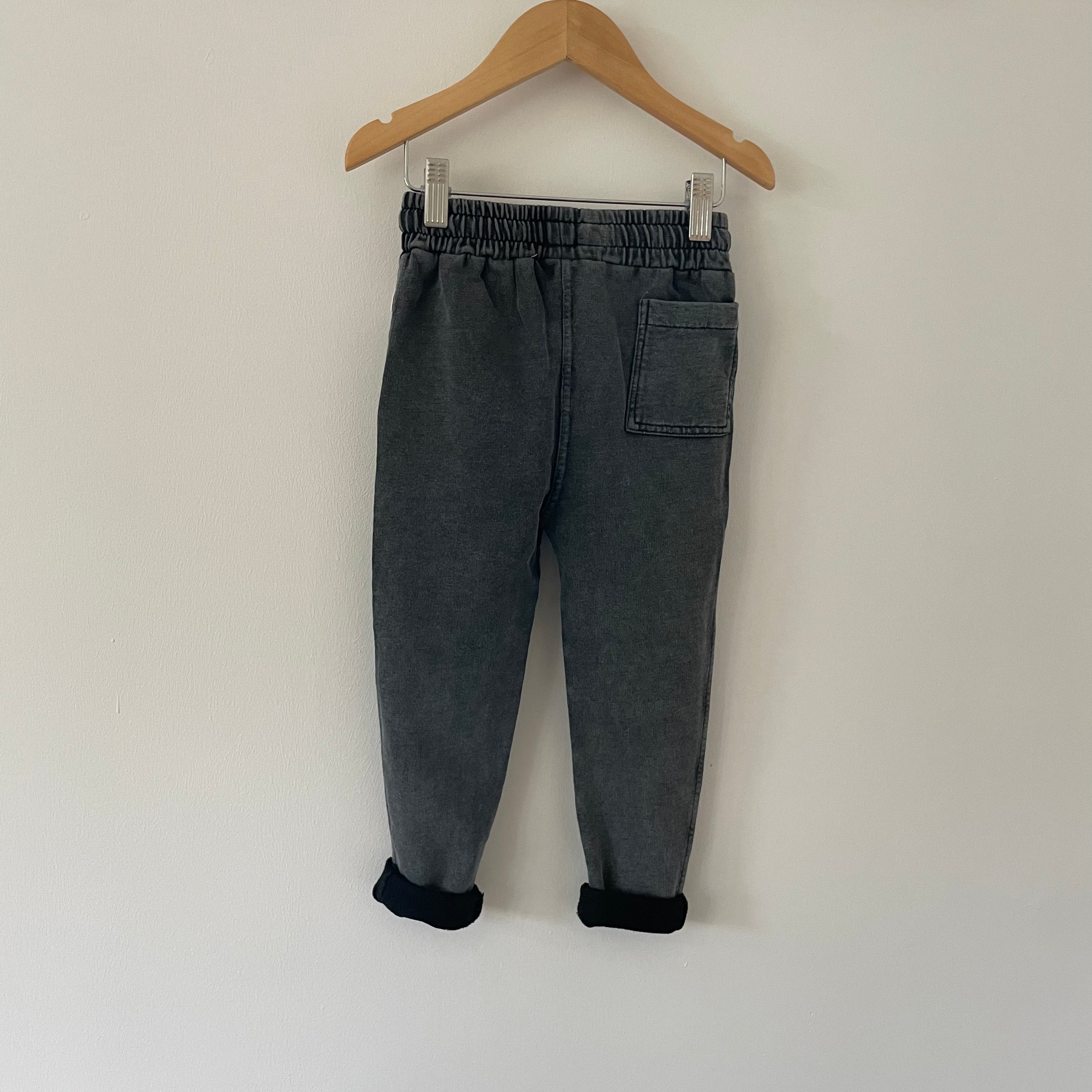 Washed Fatigue Bottoms Charcoal